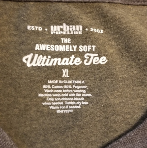 Urban Pipeline Green Tee - Picture 2 of 2